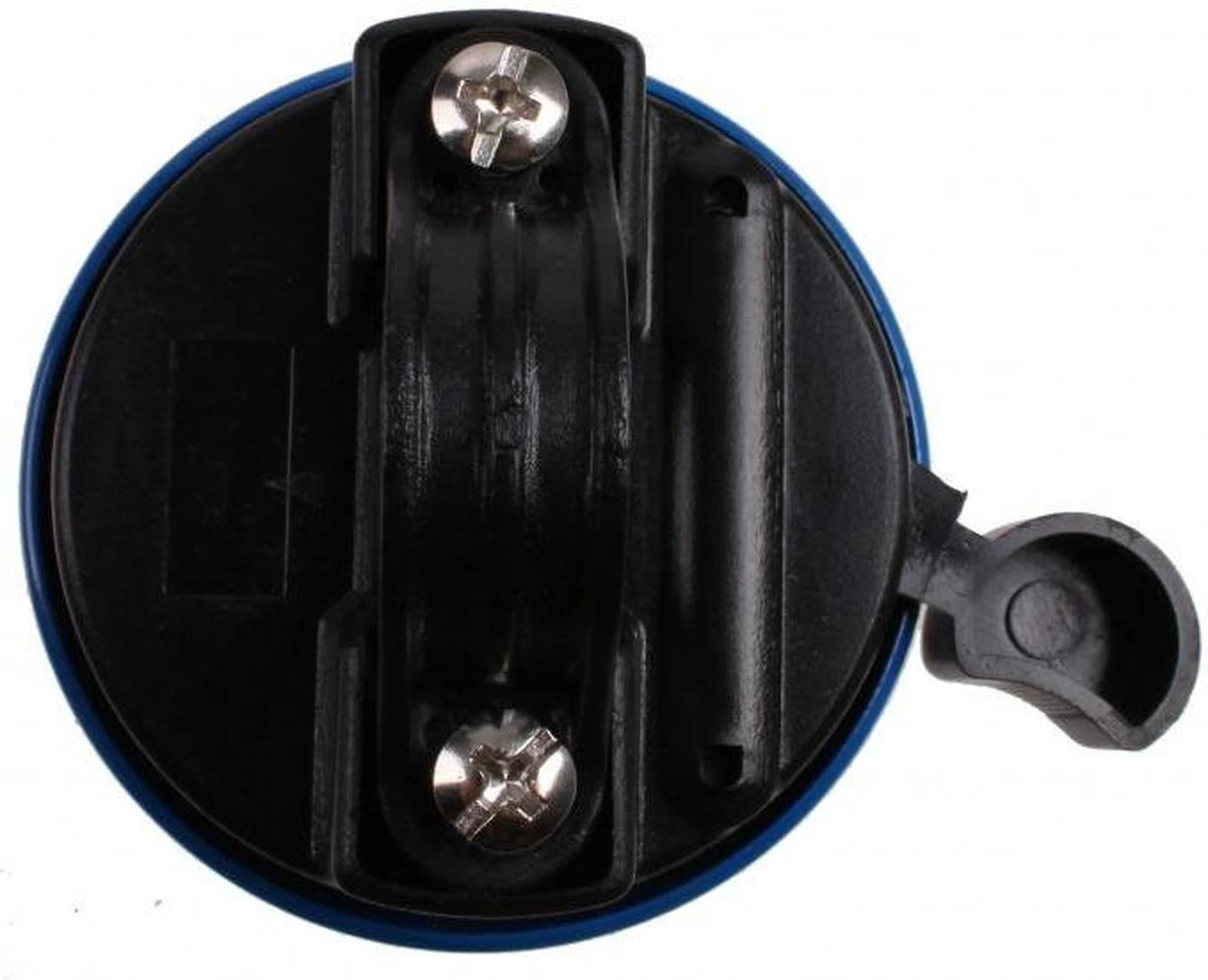 M-wave Fietsbel Voetbal 53 Mm Staal Blauw/zwart - Afbeelding 4