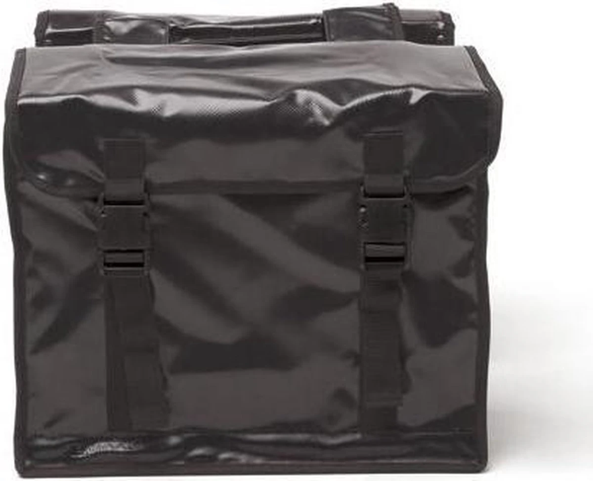 New Looxs Bisonyl Double Large Dubbele Fietstas - 66 Liter - Zwart - Afbeelding 9
