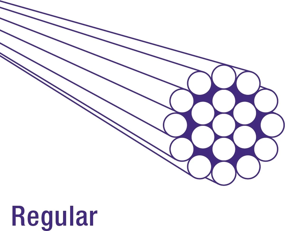 Schakel Binnenkabel Elvedes Voor Shimano 2250mm RVS ø1,1mm Shimano N-nippel (op Kaart) - Afbeelding 2