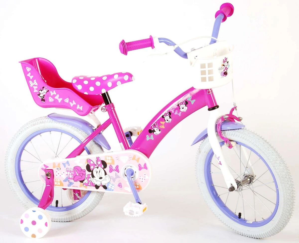 Disney Minnie Cutest Ever! Kinderfiets - Meisjes - 16 Inch - Roze - Afbeelding 7