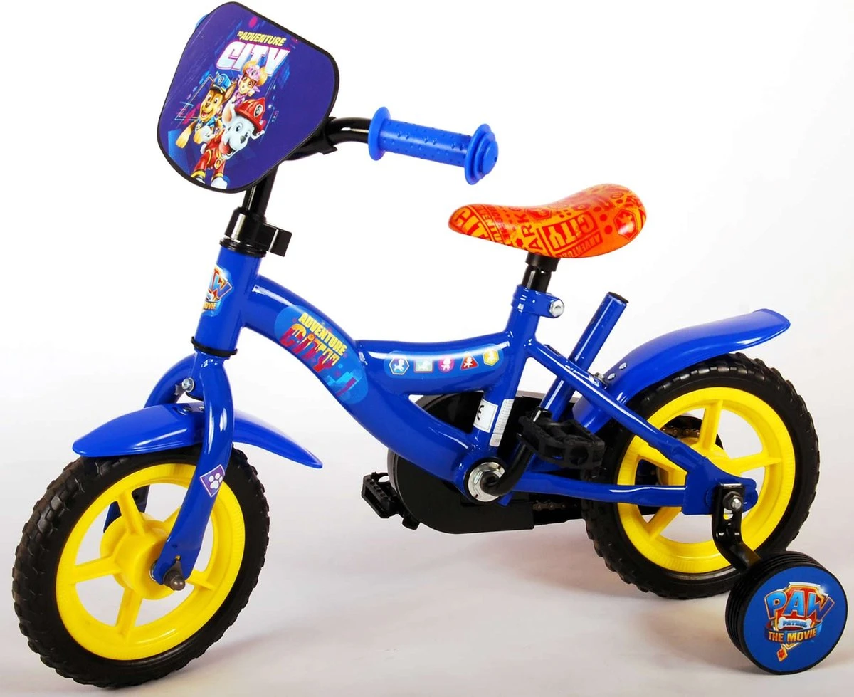 Nickelodeon Paw Patrol The Movie Kinderfiets - Jongens - 10 Inch - Blauw - Doortrapper - Afbeelding 11