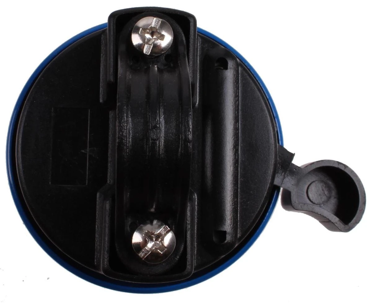 M-wave Fietsbel Voetbal 53 Mm Staal Blauw/zwart - Afbeelding 2