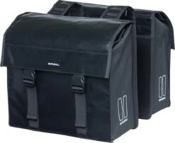 Basil Urban Load Dubbele Fietstas - Zwart - 48 Liter