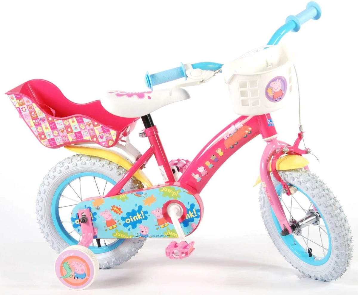 Volare Peppa Pig Kinderfiets - Meisjes - 12 Inch - Roze - Afbeelding 9