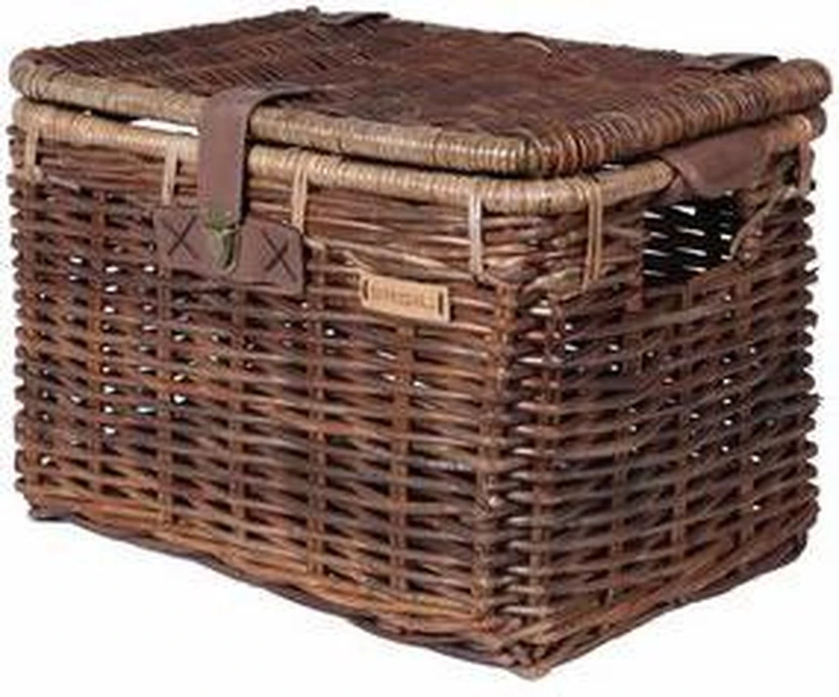 Basil Denton Fietsmand M - Voor - Rotan - Bruin - Medium - Afbeelding 5