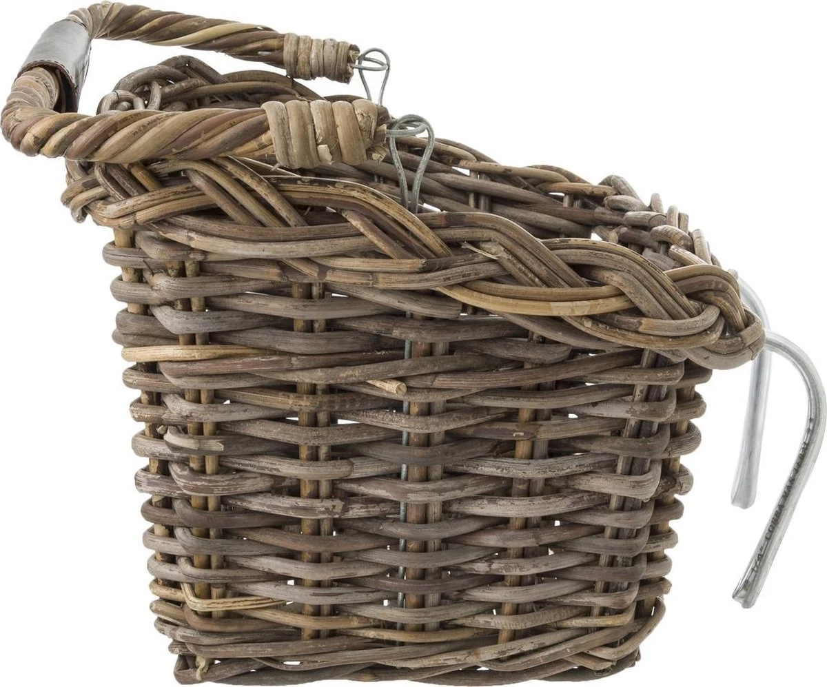 Fastrider Elif Rotan Fietsmand - Bruin - 16L - Handgemaakt - Afbeelding 6
