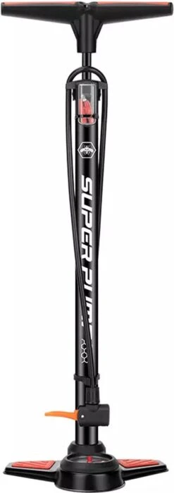 Fietspomp Met Drukmeter - Multifunctioneel Mondstuk - Fietspomp Hoge Druk - Lichtgewicht Vloerpomp - Autobandenpomp/Scooterpomp/Ballenpomp