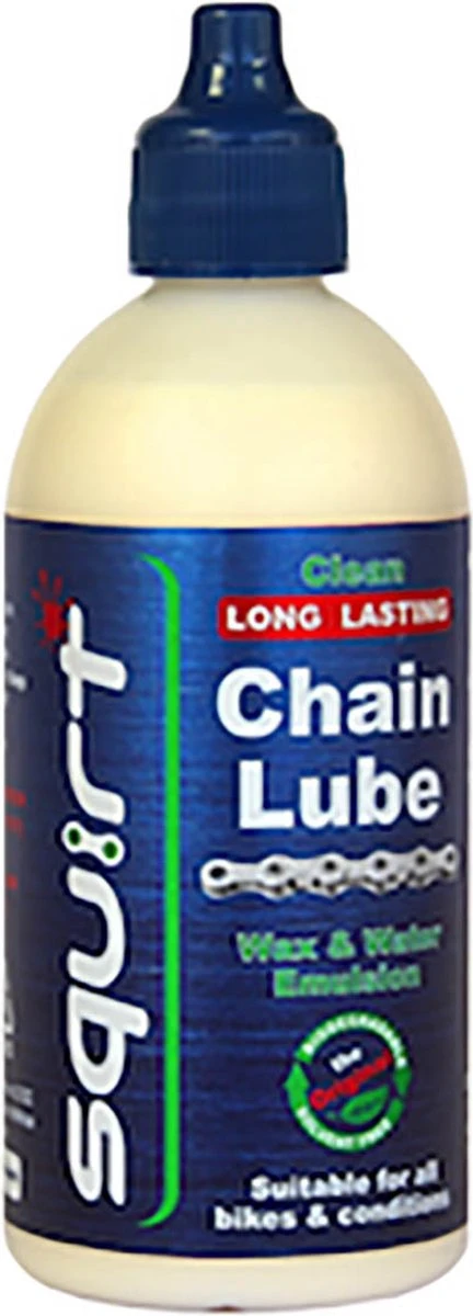 Squirt Kettingwax Clean Long Lasting Lube 500 Ml Blauw/wit - Afbeelding 2