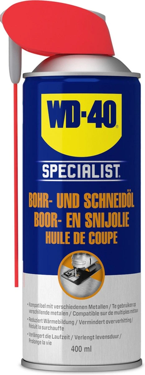 WD-40 Specialist® Boor- & Snijolie - 400ml - Smeerolie - Smeermiddel - Verlengt Levensduur Van Boor- En Snijgereedschap - Afbeelding 8