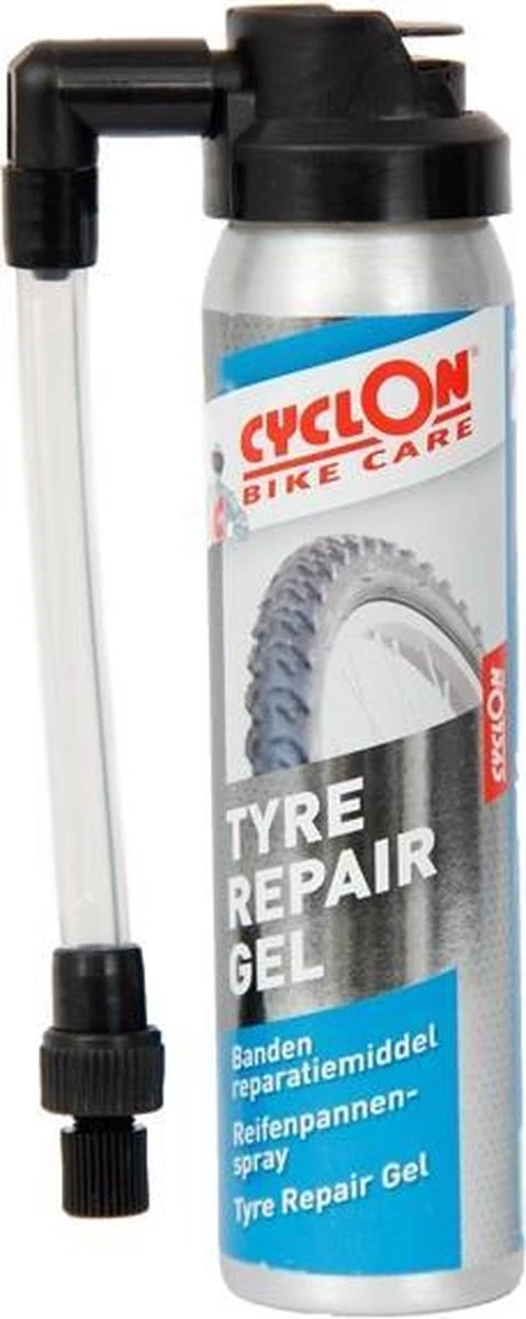 Cyclon Bandreparatiegel Tyre Repair Gel 75 Ml Zilver - Afbeelding 2