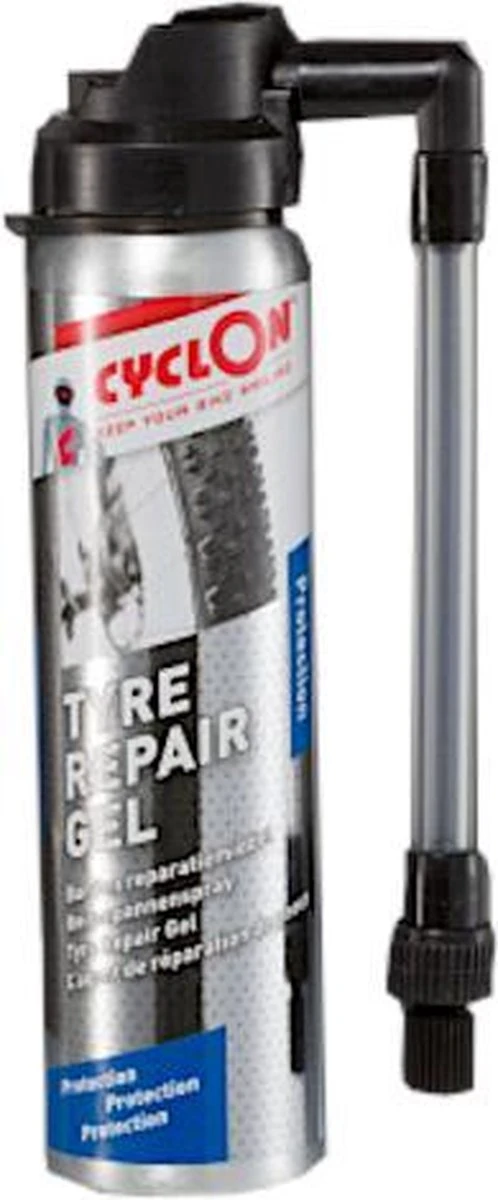 Cyclon Bandreparatiegel Tyre Repair Gel 75 Ml Zilver - Afbeelding 3