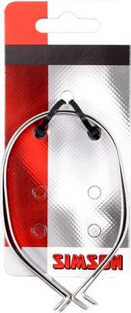 Simson Broekklemmen Kunststof Reflectie Zilver 2 Stuks - Afbeelding 7