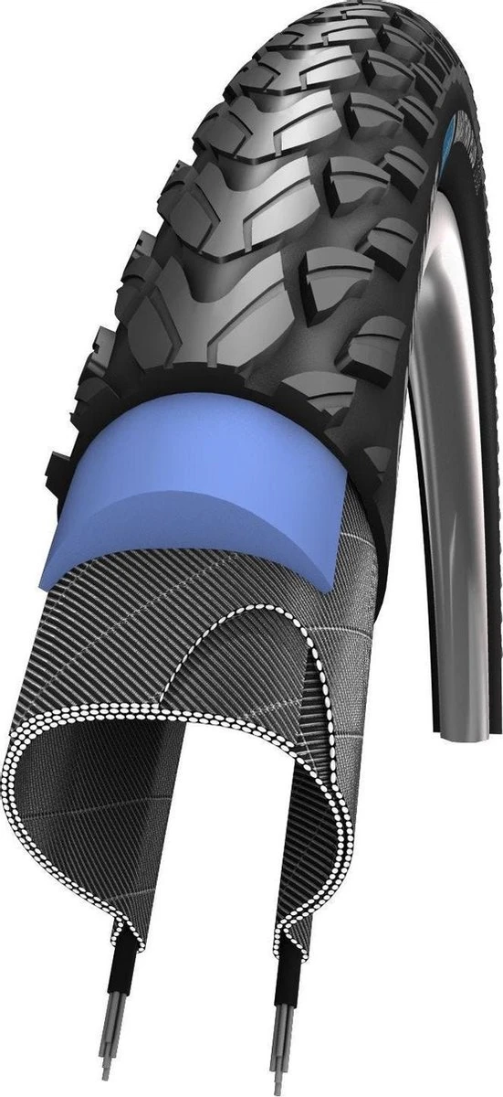 Schwalbe Buitenband - Marathon Plus Tour - 28 Inch X 1.40 - Zwart Reflecterend - Afbeelding 4