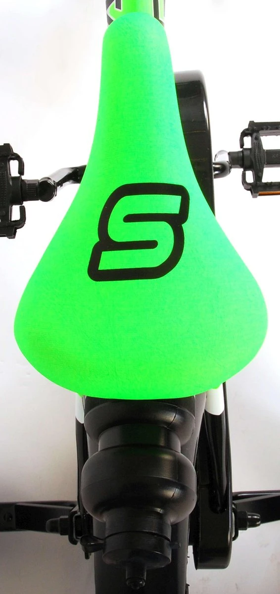 Volare Sportivo Kinderfiets - Jongens - 16 Inch - Neon Groen Zwart - 95% Afgemonteerd - Afbeelding 10