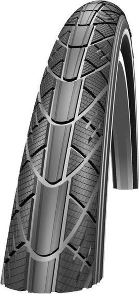 Schwalbe Buitenband City Lite 28 X 1 5/8 X 1 3/8 (37-622) Zwart/bruin - Afbeelding 2