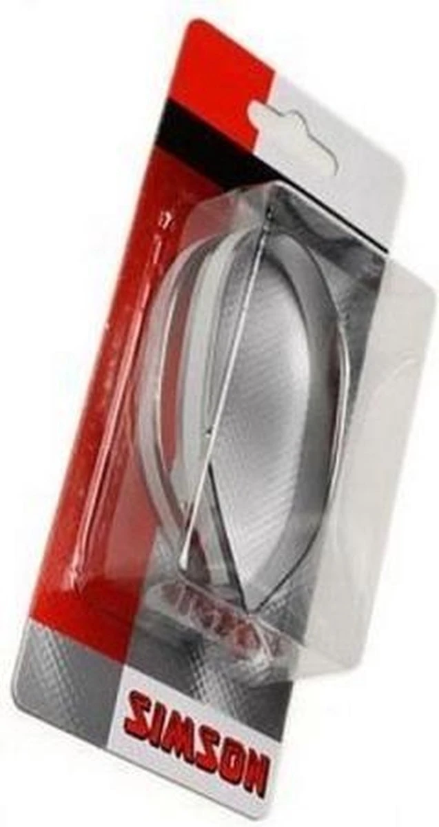 Simson Broekklemmen Kunststof Reflectie Zilver 2 Stuks - Afbeelding 4