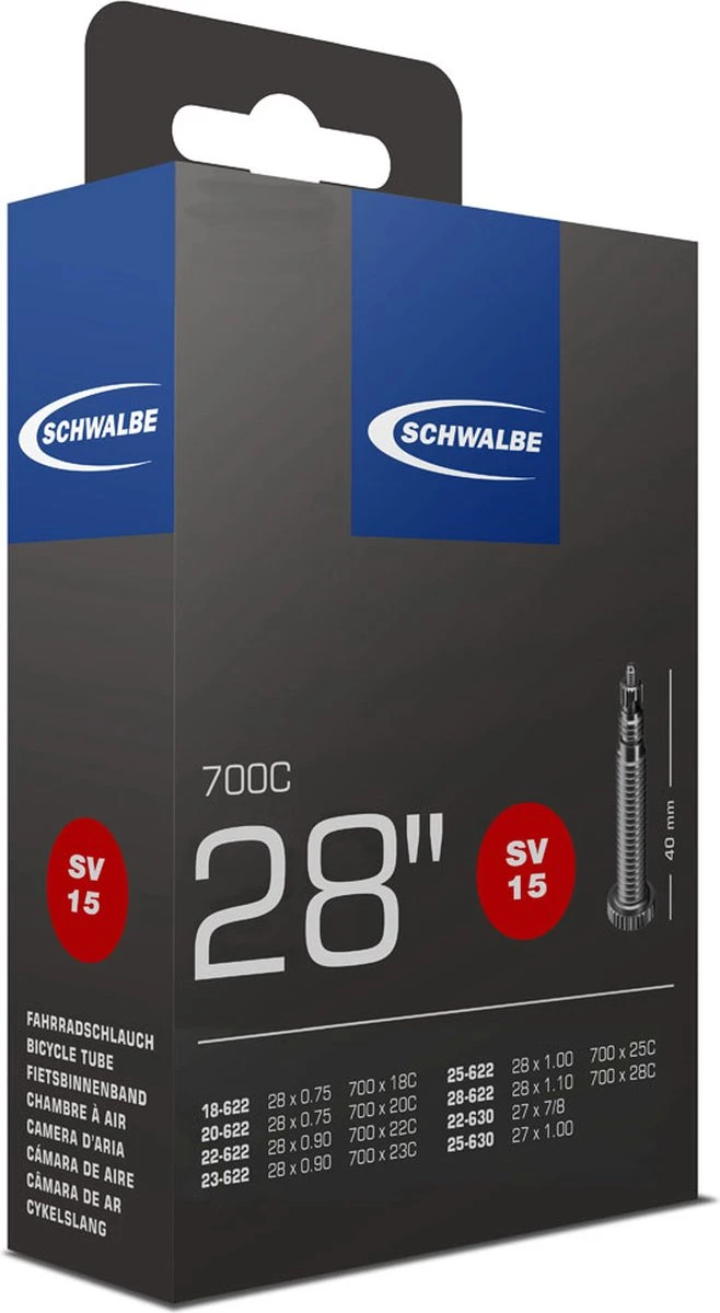Schwalbe SV15 - Binnenband Race Fiets - Frans Ventiel - 40 Mm -