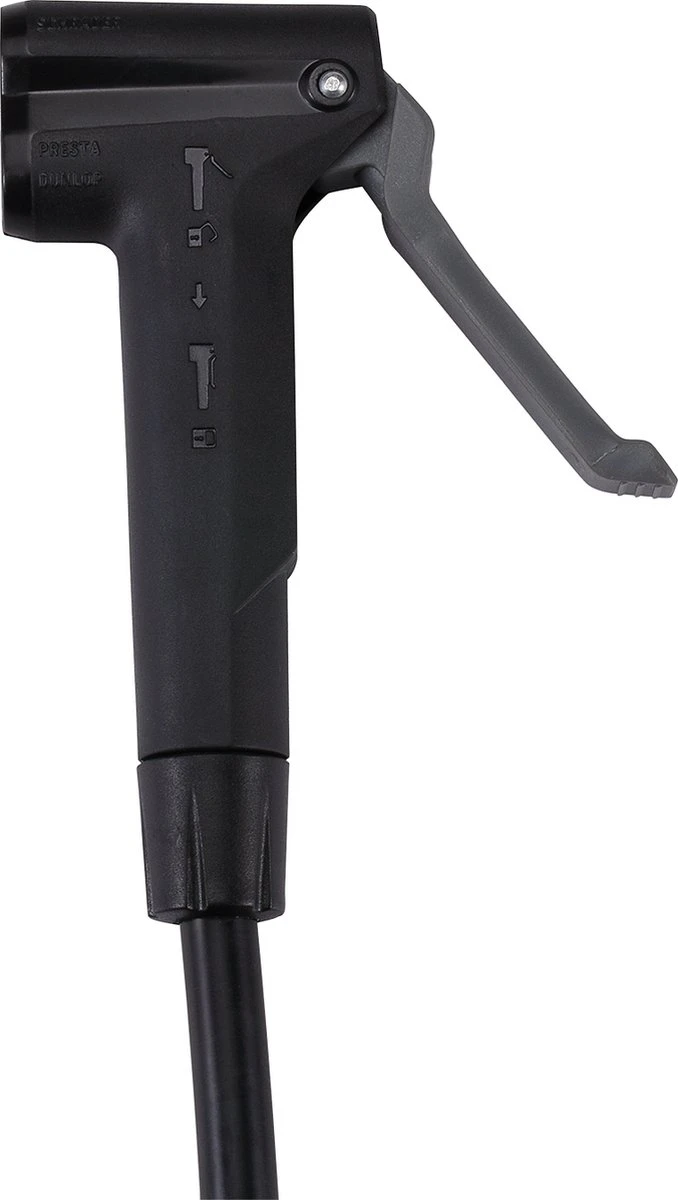 BBB Cycling AirBoost Fietspomp Met Drukmeter - Fiets Pomp Racefiets En Mountainbike - Voetpomp 11 Bar - Zwart - BFP-28 - Afbeelding 5