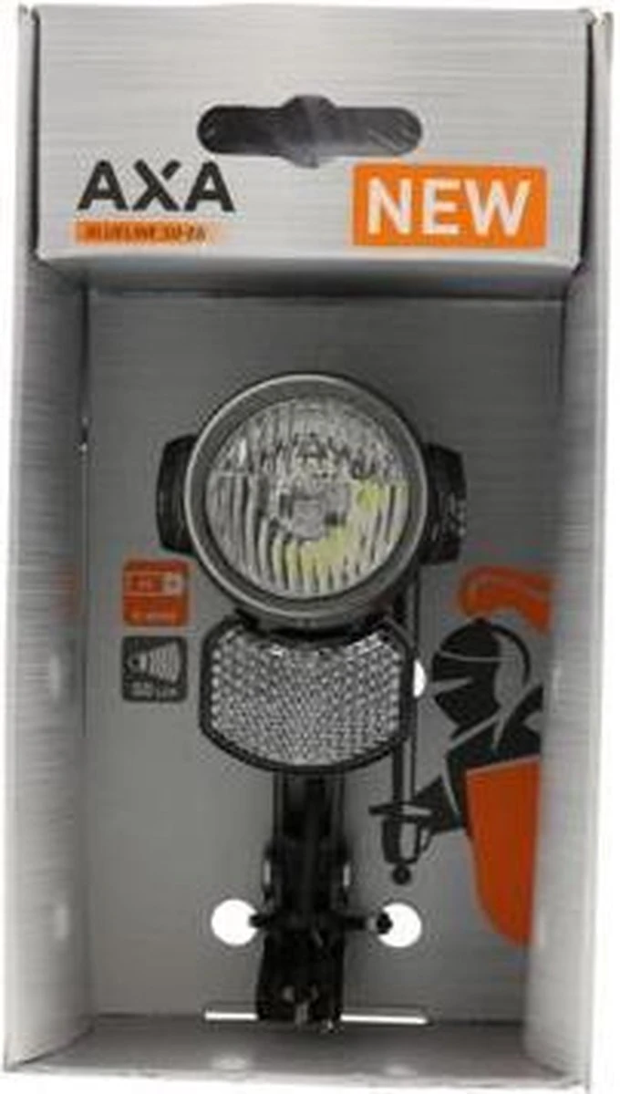 AXA Blueline 50 E-bike - Fietslamp Voorlicht - LED Koplamp – 6-12V - 50 Lux - Afbeelding 4