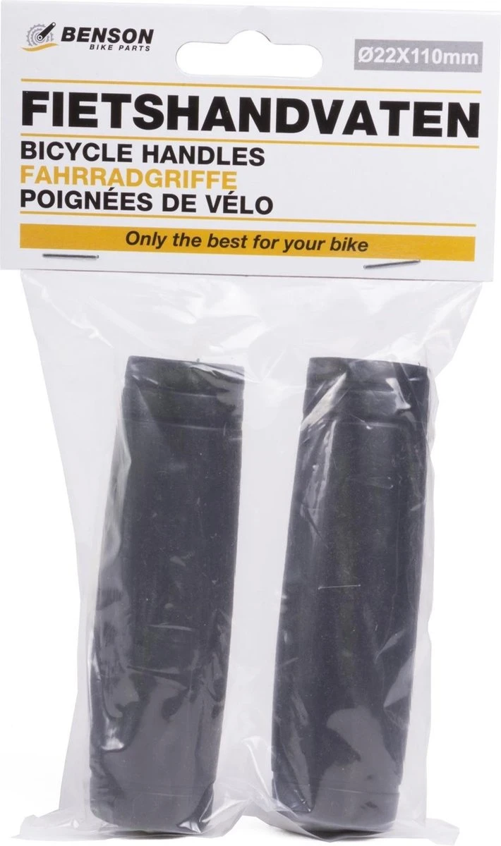 Benson Fiets Handvatten Rubber - Zwart - 22x110mm - Afbeelding 4