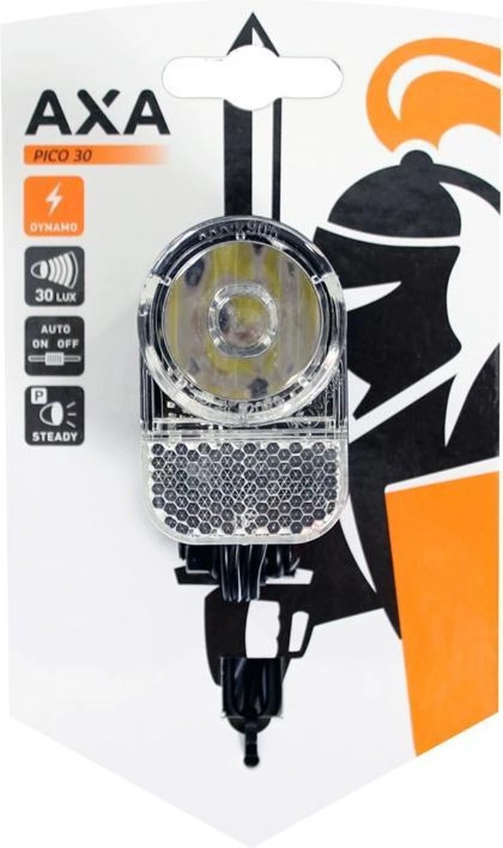 AXA Pico 30 Switch - Fietslamp Voorlicht - LED Koplamp - Dynamo - 30 Lux - Afbeelding 5