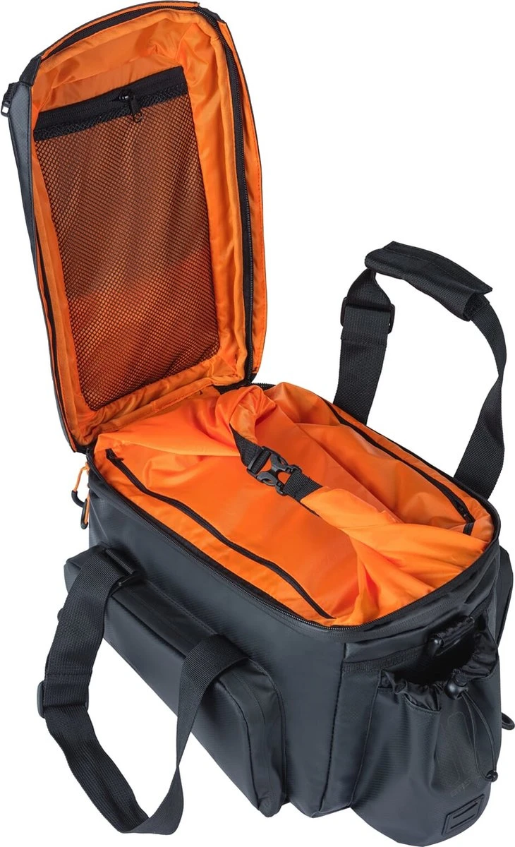 Basil Miles XL Pro Bagagedragertas MIK - 9-36 Liter - Zwart/Grijs - Afbeelding 18