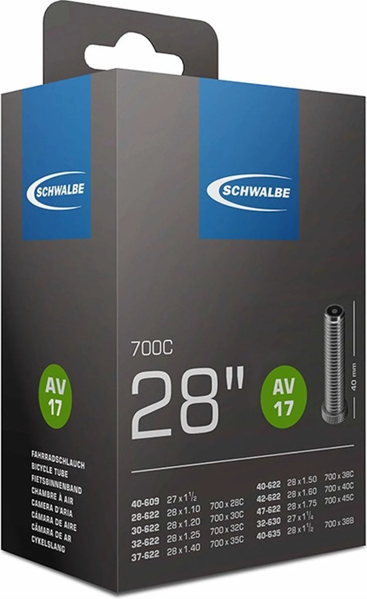 Schwalbe Binnenband - AV17 - 28 Inch X 1.10 - 1.75 - Auto Ventiel - 40mm - Afbeelding 7