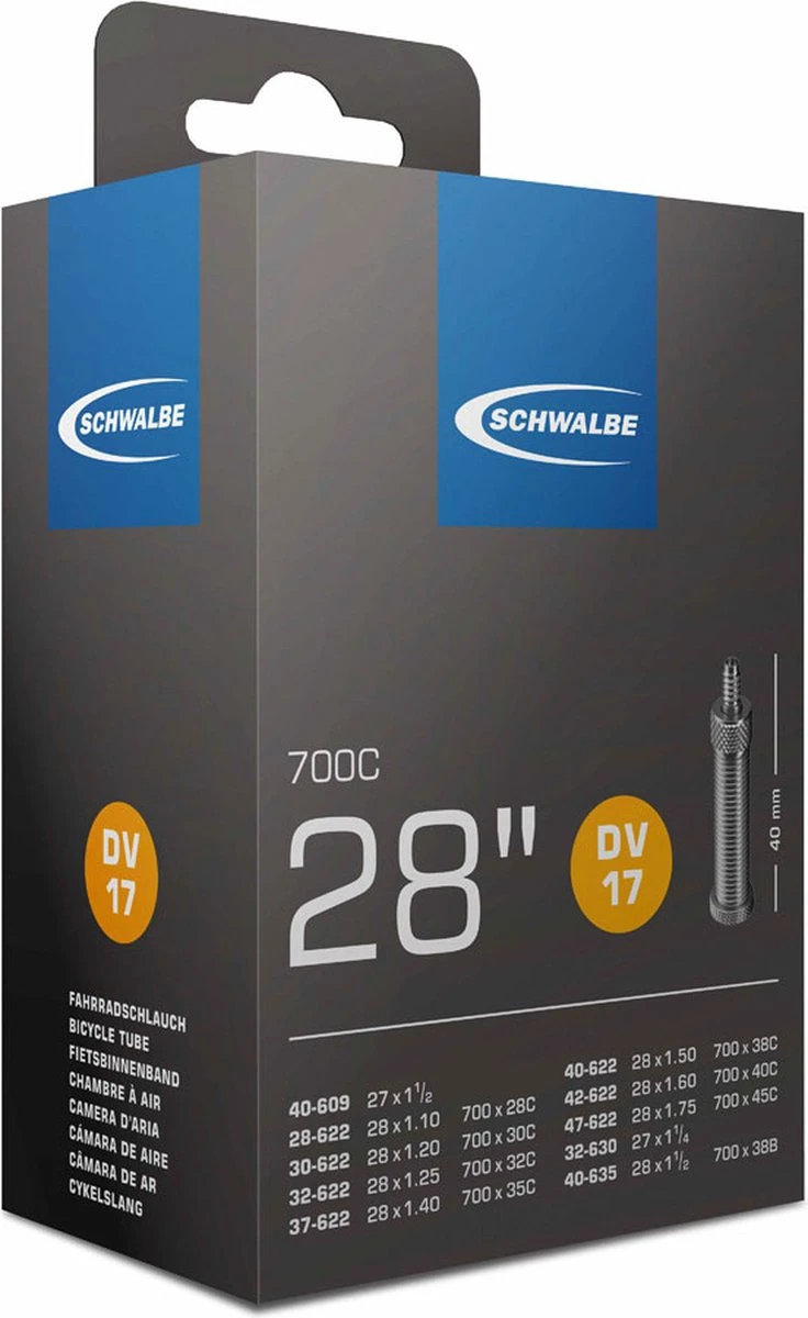 Schwalbe Binnenband - DV17 - 28 Inch X 1.10 - 1.75 - Hollands Ventiel - 40mm - Afbeelding 6
