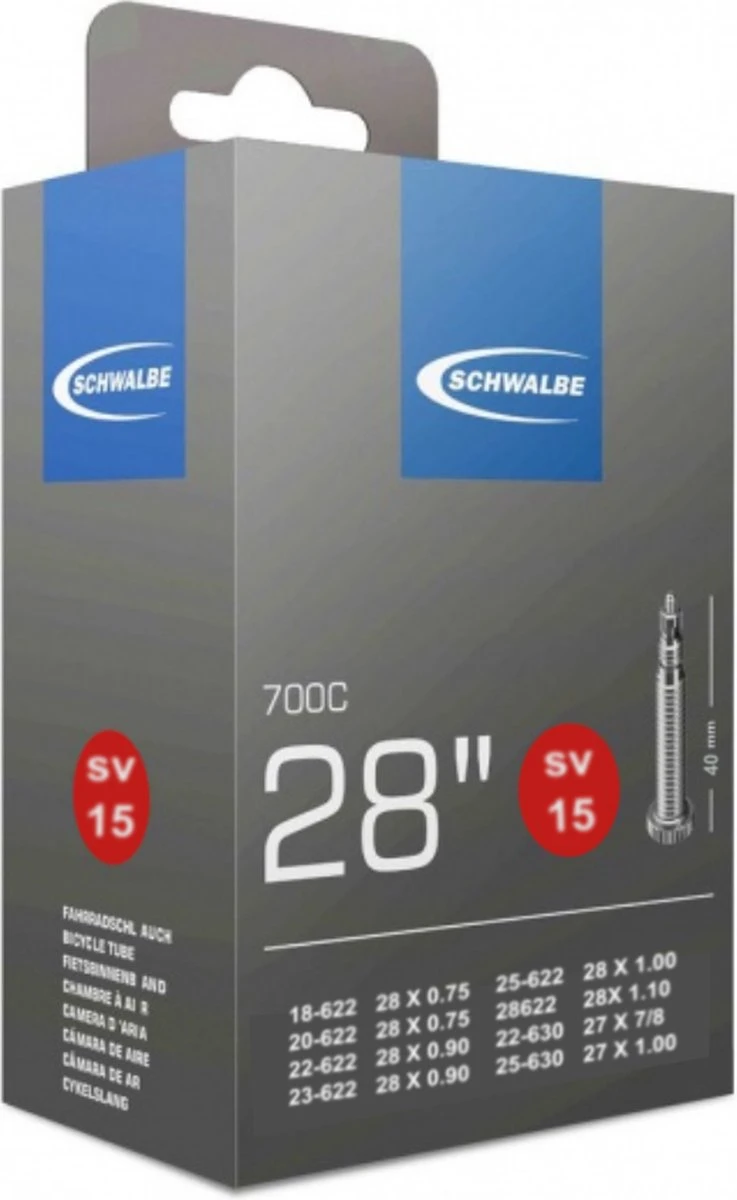 Schwalbe SV15 - Binnenband Race Fiets - Frans Ventiel - 40 Mm - - Afbeelding 6