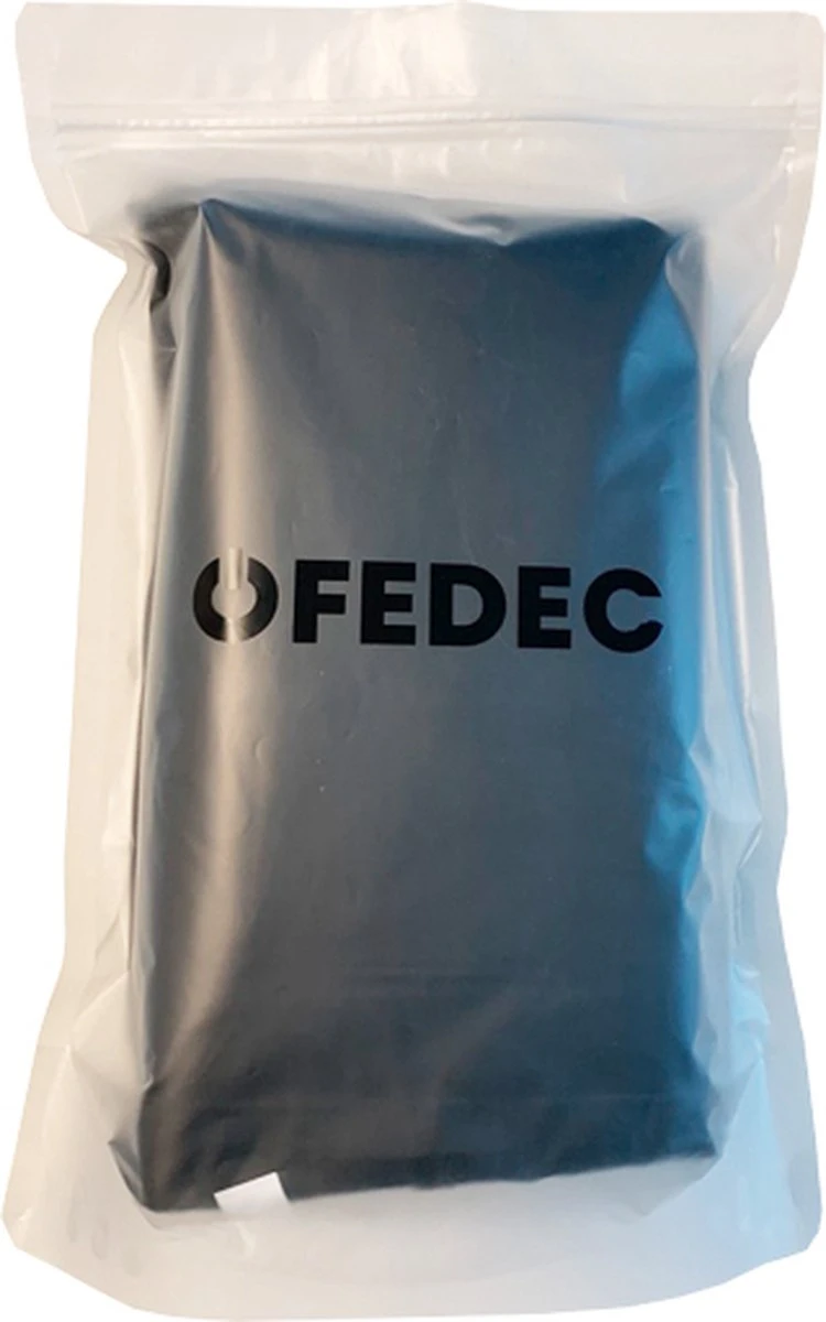 FEDEC Fietshoes Voor Alle Fietsen - Waterbestendig - Opbergzak - 200 X 90 X 100 CM - Zwart - Afbeelding 2