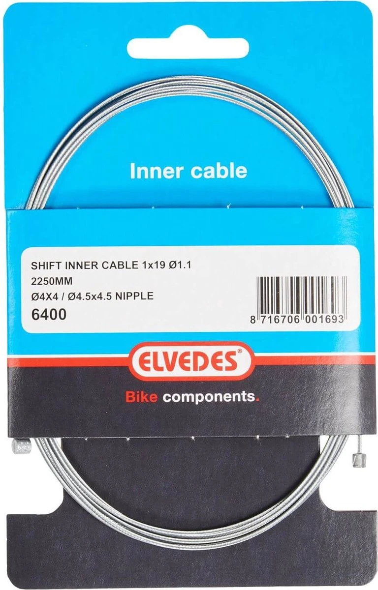 Elvedes Derailleurkabel 2,25 Meter Shimano/suntour 6400 - Afbeelding 6