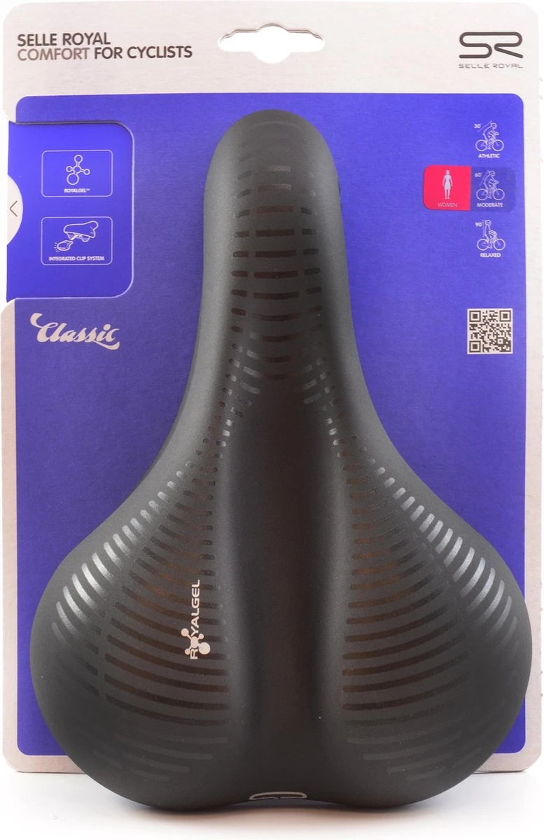 Selle Royal Avenue Moderate 8466 - Fietszadel - Gel - Zwart - Afbeelding 9
