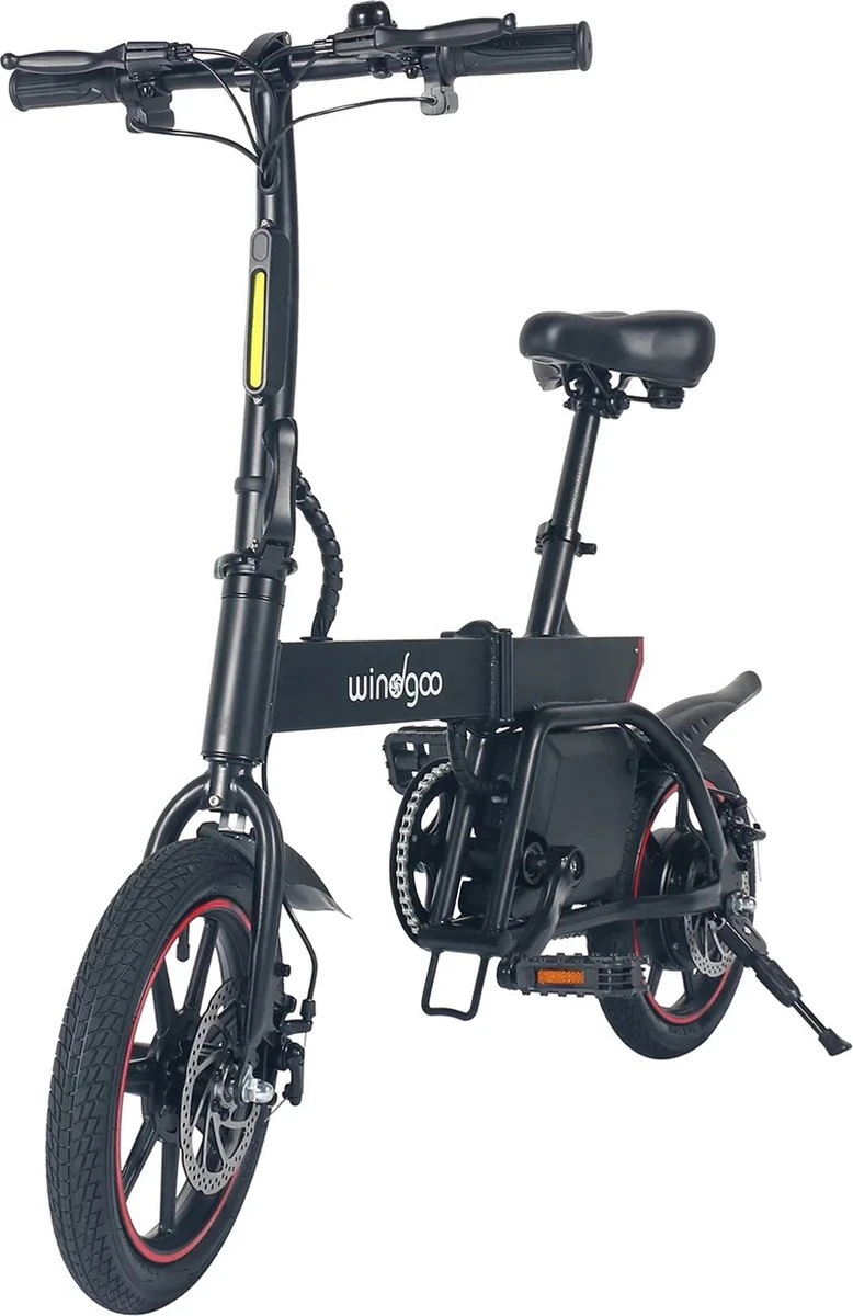 Windgoo B3 Elektrische Fiets Step Met Trapondersteuning - Zwart - 25 Km Per Uur - 350W - Geen Trappers - Afbeelding 2