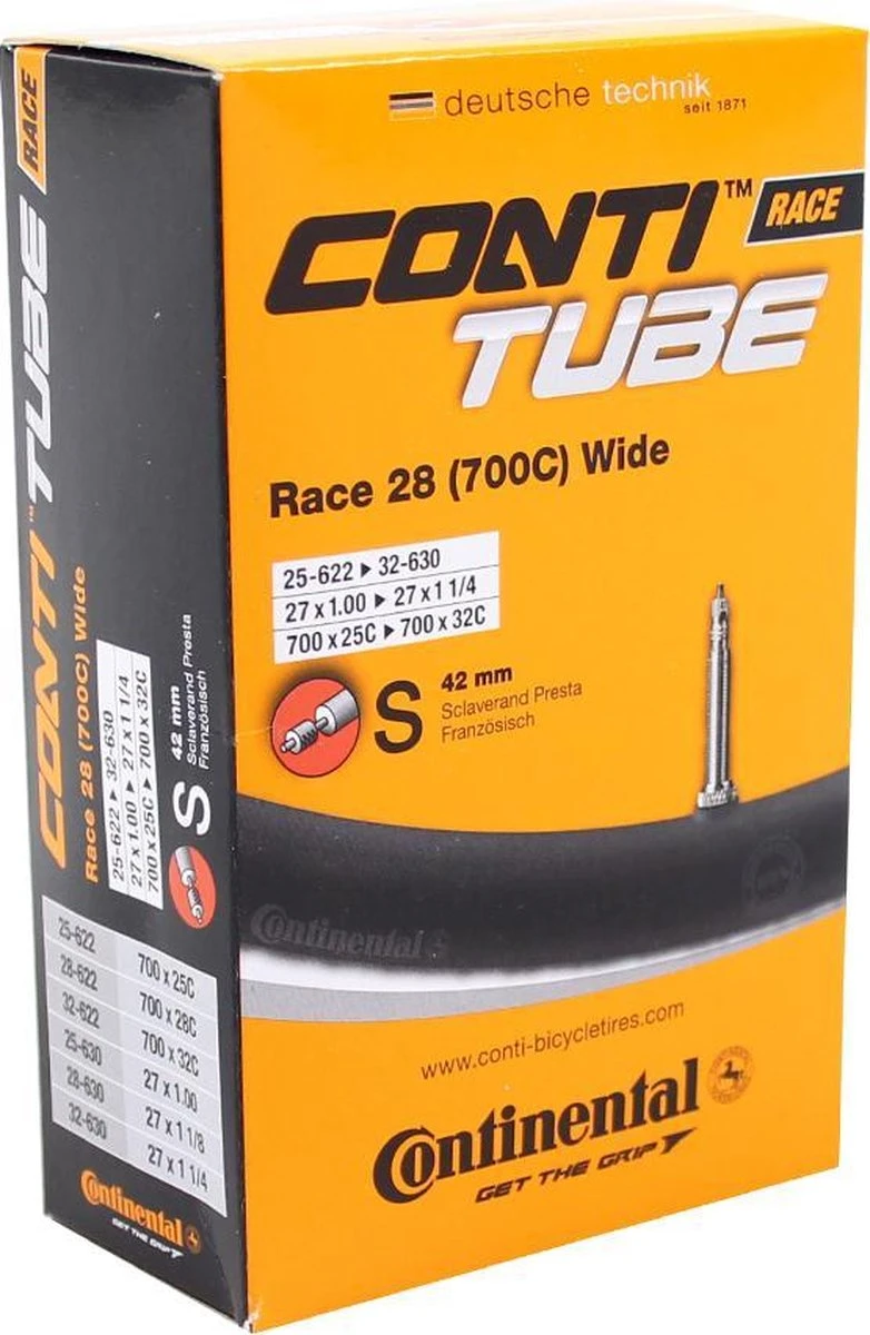 Continental Binnenband 28 Inch (25/32-622) Fv 42mm Zwart - Afbeelding 3