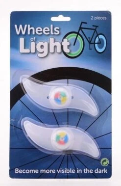 Merkloos 2x Spaakverlichting Fiets Wieldecoratie 12 Cm Multicolor - Fietsverlichting - Fietswiel Verlichting - Veilig Fietsen - Kinderfiets