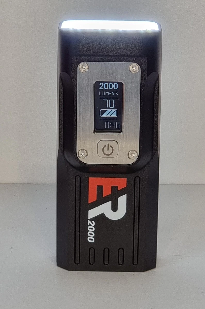 ER-2000 - Fietslicht - Fietsverlichting LED & USB Oplaadbaar - Powerbank 10.000 MAh - Fietslamp Racefiets & MTB - 2.000 Lumen - Afbeelding 4