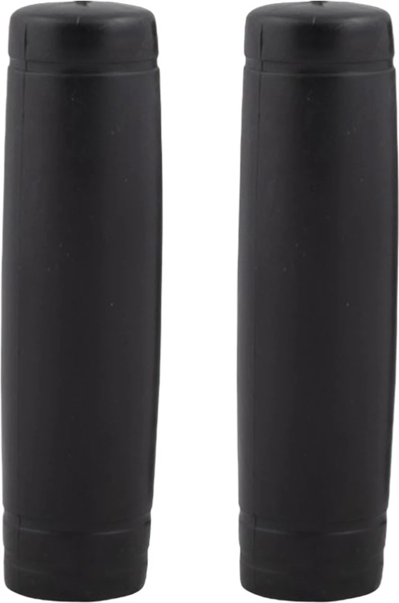 PD® - Fiets Handvatten Set 22mm - Fiets Handvatten Van Rubber - Fiets Handvatten In Het Zwart - Universeel - Afbeelding 2