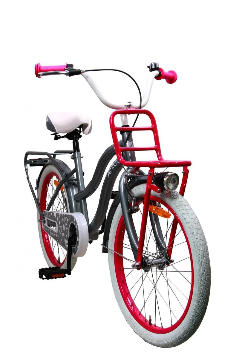 Amigo Lovely - Kinderfiets 20 Inch - Meisjes - Grijs - Afbeelding 2