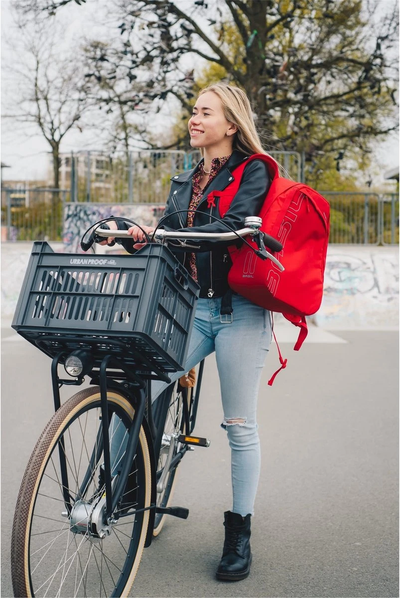 Gerecyclede Fietskrat Urban Proof 30 Liter - As Grijs - Afbeelding 8