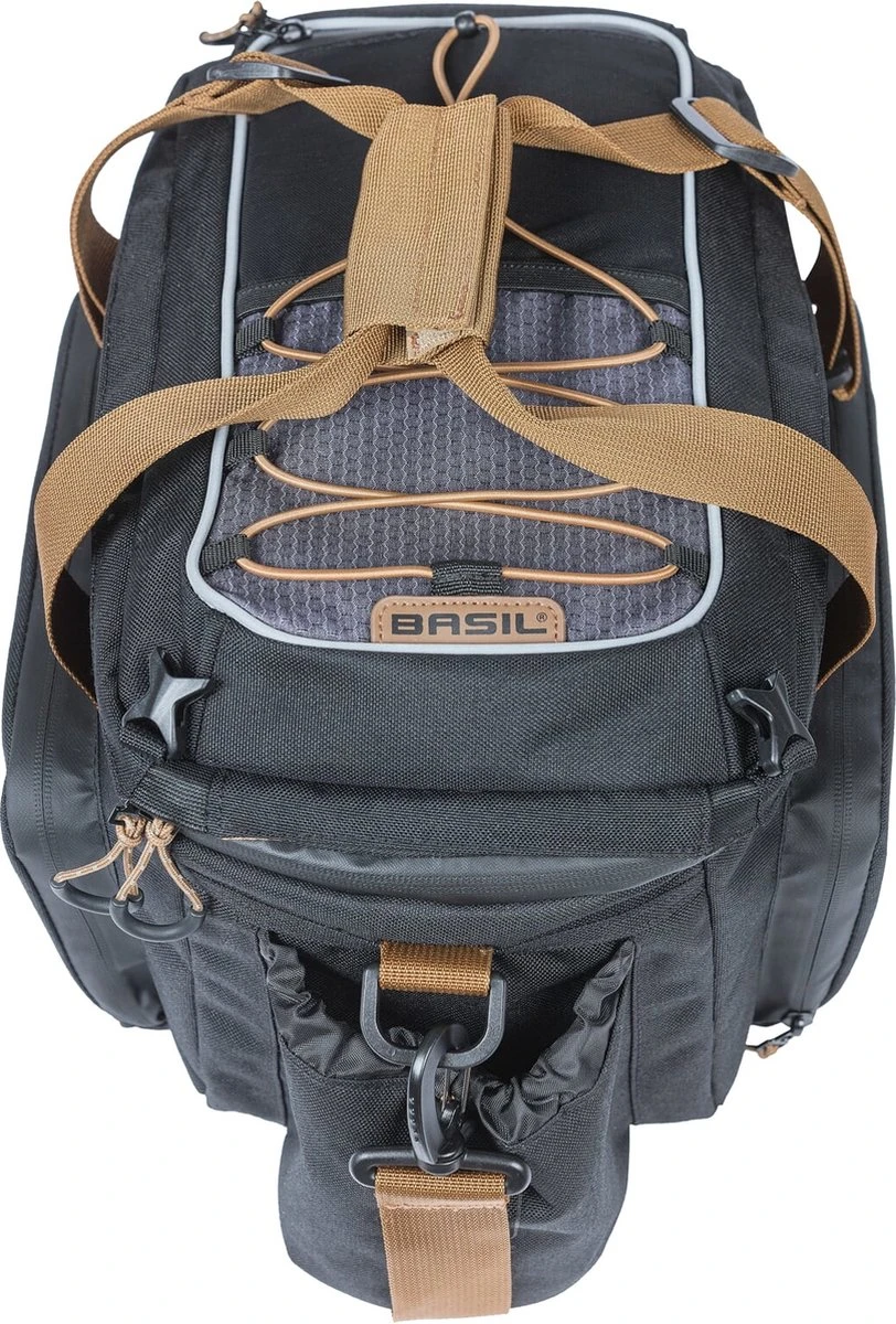 Basil Miles XL Pro Bagagedragertas MIK - 9-36 Liter - Zwart/Grijs - Afbeelding 10