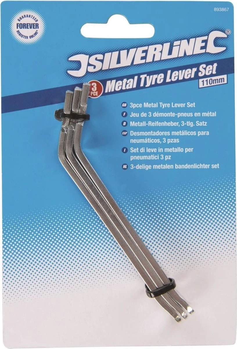 Silverline Bandenlichter - Bandenlepel - 110 Mm - Metaal - 3 Stuks - Afbeelding 4