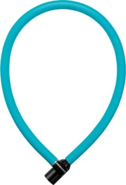 AXA Resolute 6/60 Kabelslot – Slot Voor Kinderfietsen - Gebruiksvriendelijk - 60 Cm Lang - Diameter 6 Mm – Licht Blauw
