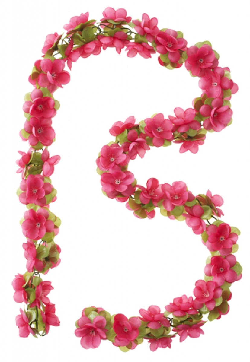 Basil Flower Garland Bloemenstreng - Roze - Afbeelding 4