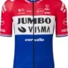 AGU Replica Dutch Champion Fietsshirt Team Jumbo-Visma Heren - Geel - XL