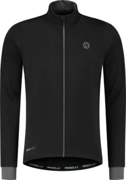 Rogelli Essential Winterjack - Fietsjack Heren - Zwart - Maat 2XL