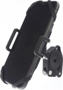 MANOS LIBRES - MODEL E PRO | TELEFOONHOUDER SCOOTER, MOTOR | SPIEGEL | UNIVERSEEL | ZWART | PIAGGIO | VESPA | ZIP