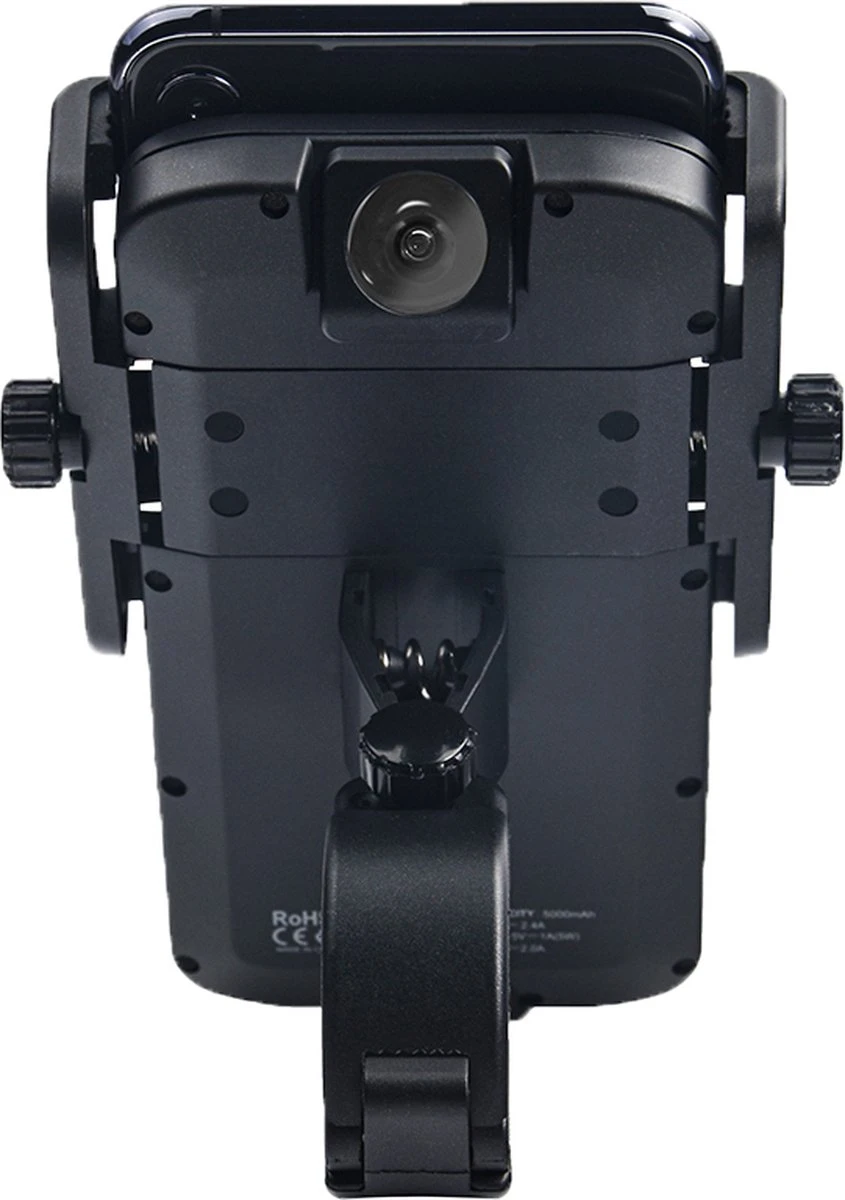 Lightyourbike ® POWER - Telefoonhouder Fiets Met Powerbank - 5.000 MAh - LED Koplamp - Afbeelding 9