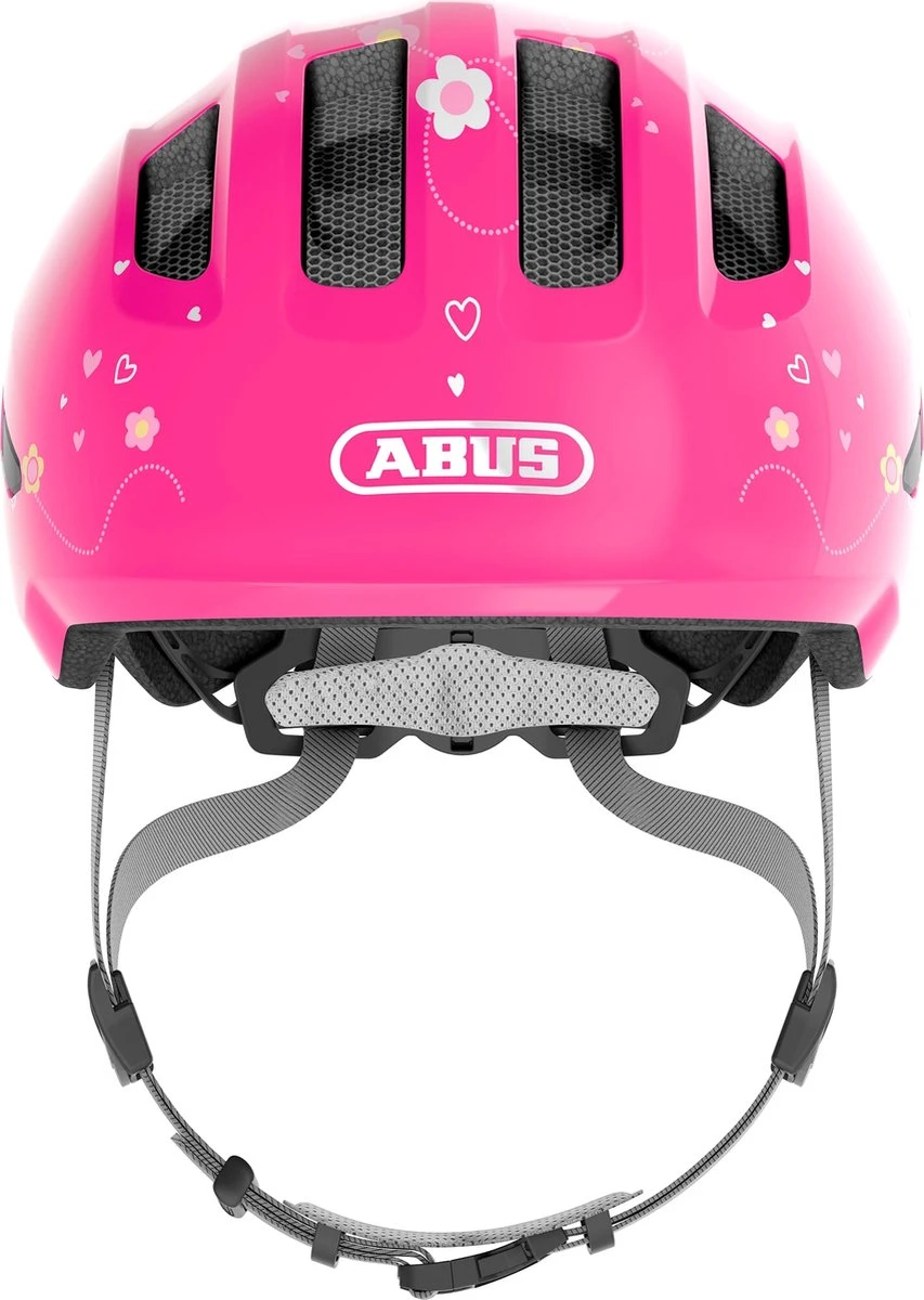Abus Kinderhelm Smiley 3.0 M Pink Butterfly - Afbeelding 4