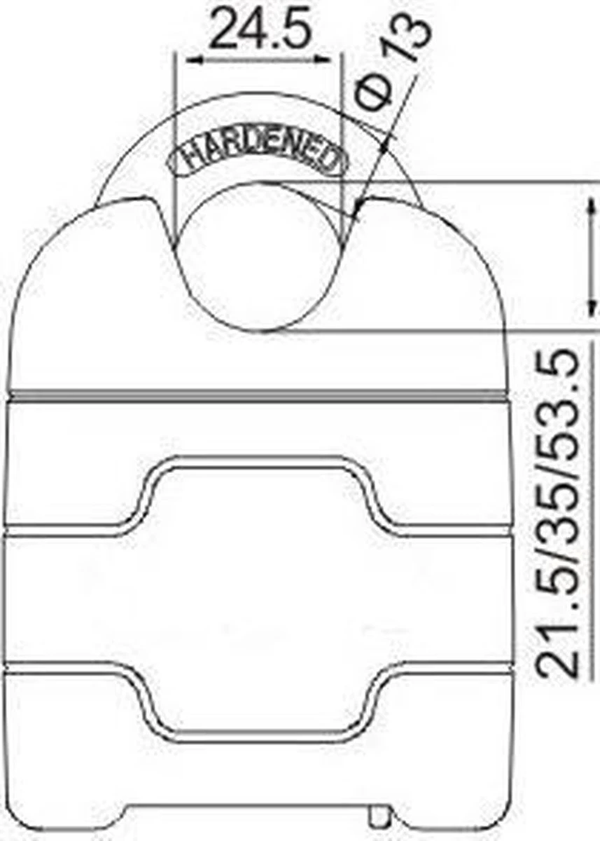 VINZ Makalu Motorslot / Kettingslot / Scooterslot ART 4 Gecertificeerd - 180 Cm Ketting - Dikte Schakels: 10,5mm - Afbeelding 7