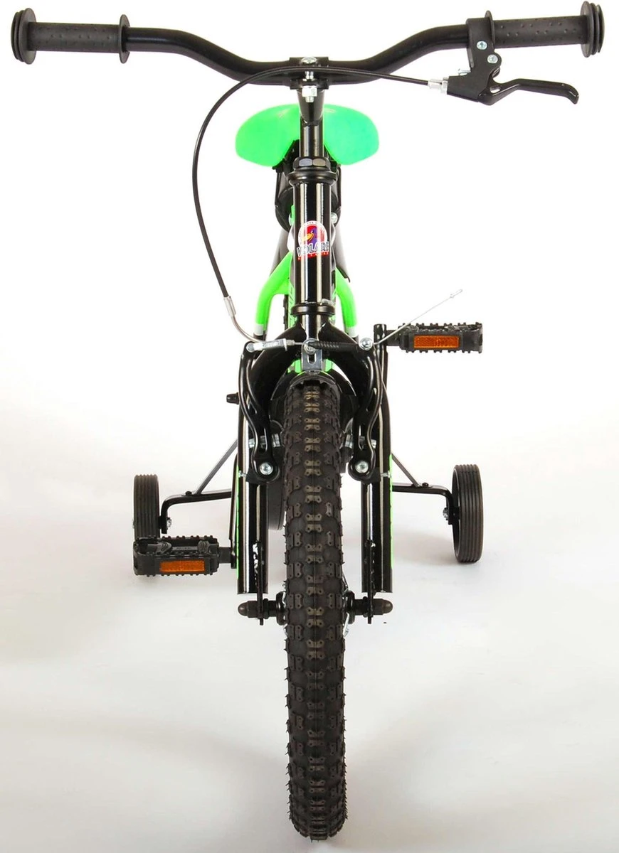 Volare Sportivo Kinderfiets - Jongens - 16 Inch - Neon Groen Zwart - 95% Afgemonteerd - Afbeelding 5